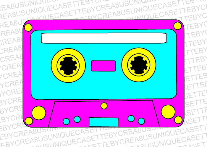 Cartoon: Unieke Casette (kan gebruikt worden voor logo oid)-casette-jpg