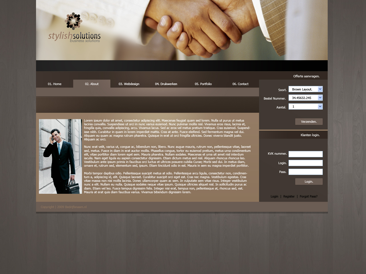 Nette Business layout-company-jpg