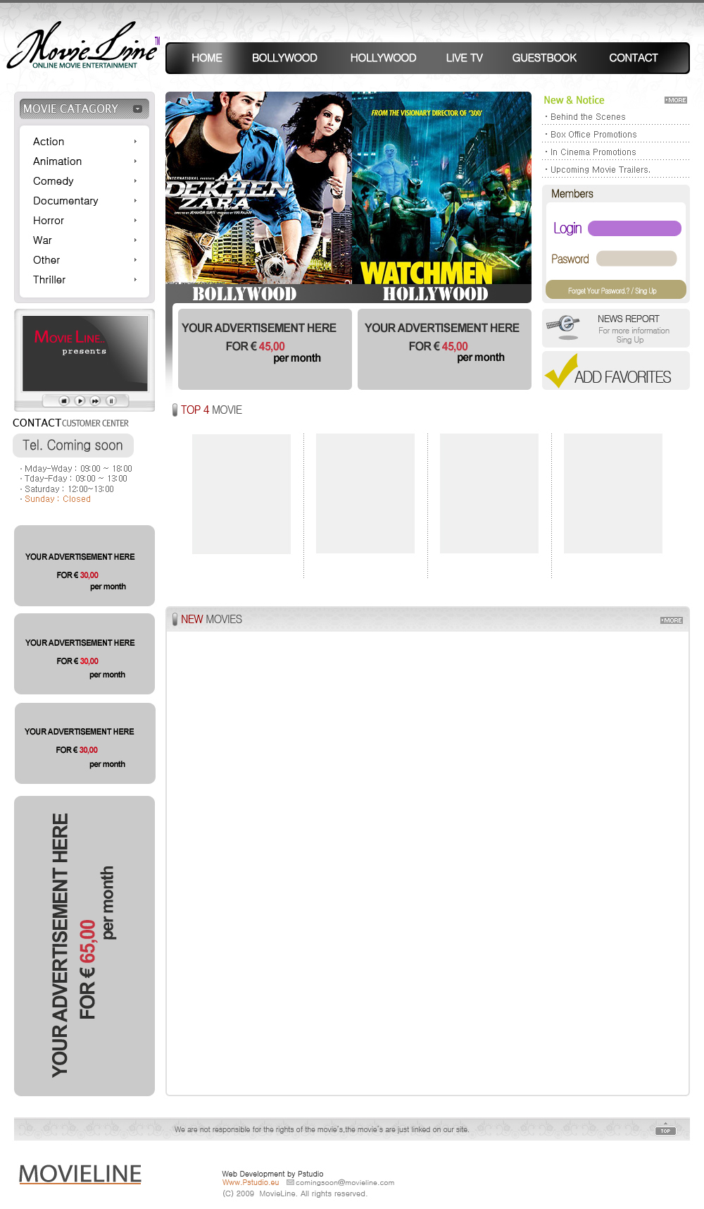 Movie Web leyout-mainpagea-jpg