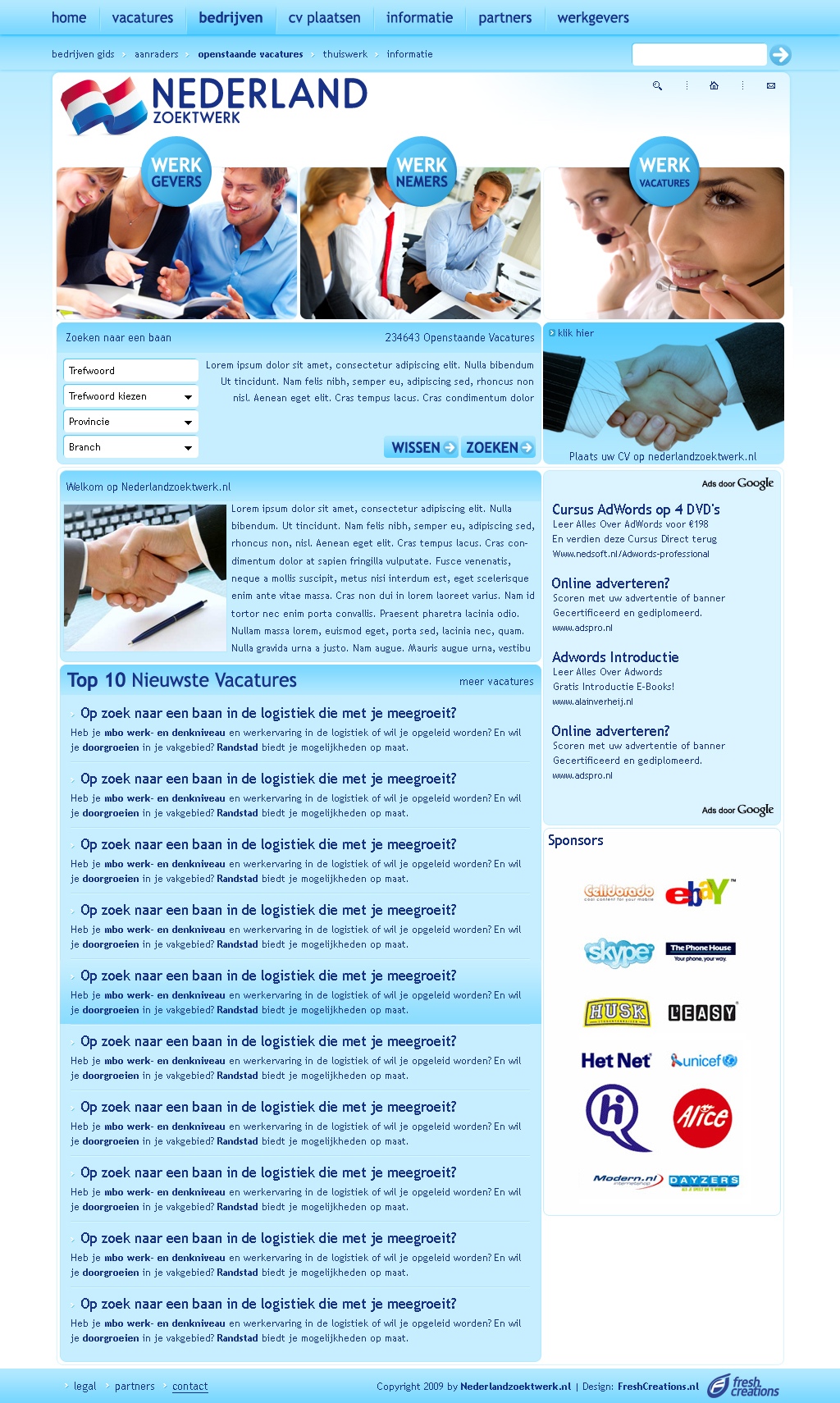 Zakelijke Layout (Bedrijfs)-nederlandzoektwerk_freshcreations-jpg