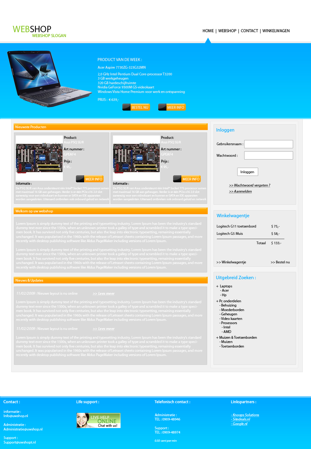 Webshop layout in oranje of lichtblauw-webshoplayout-jpg