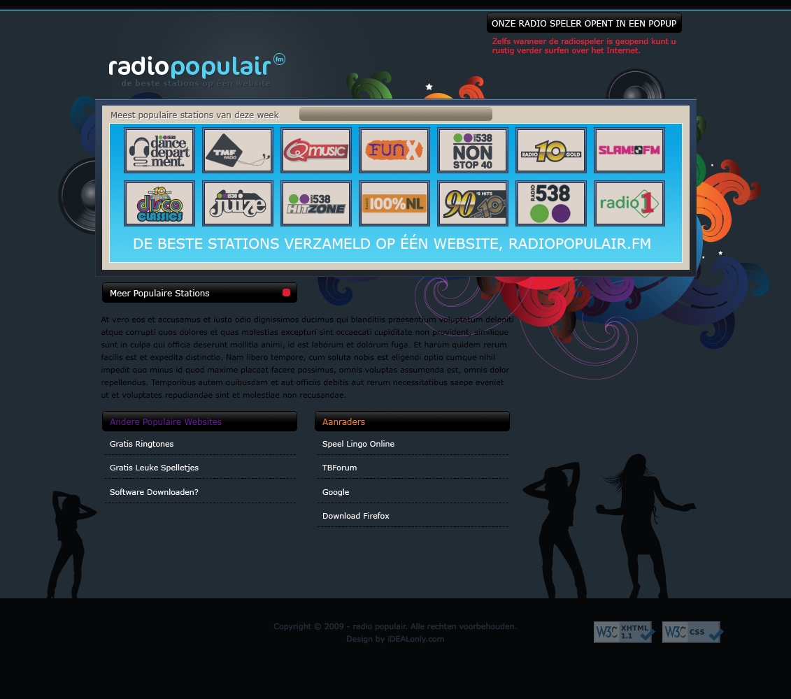 Radio layout (super mooi) inc. xhtml/css valid.-index-jpg