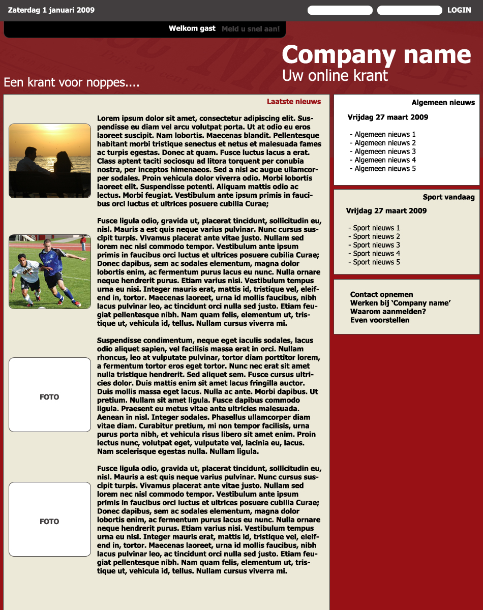 Nieuws website design.-krant_design-jpg