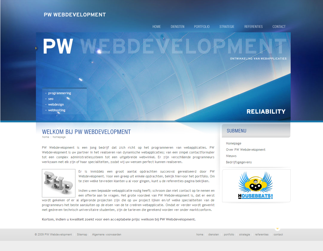 Prachtige zakelijke layout-screen1-png