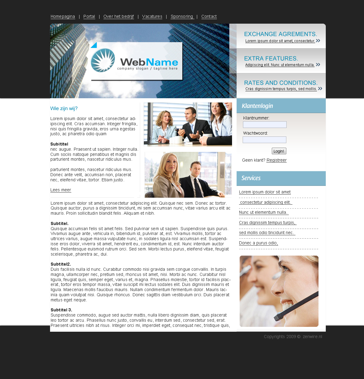 Professioneel ongende layout.-concept3-jpg