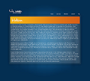 Strakke portfolio en/of persoonlijke site layout-uwnaam-jpg