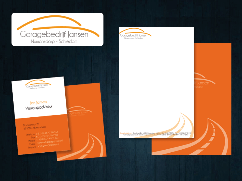 Logo, visitekaartje &amp; briefpapier-garagejansen-gif