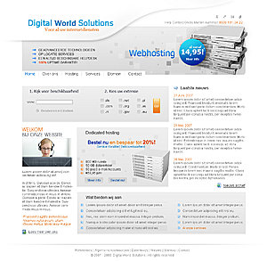 Leuke frisse webhosting layout-jpg