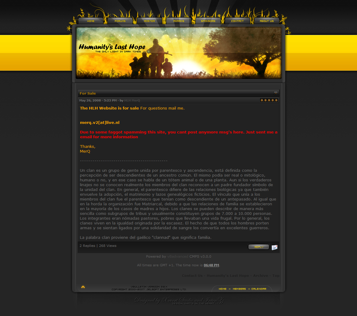 PSD of vBulletin design te koop!-hlhclan-jpg