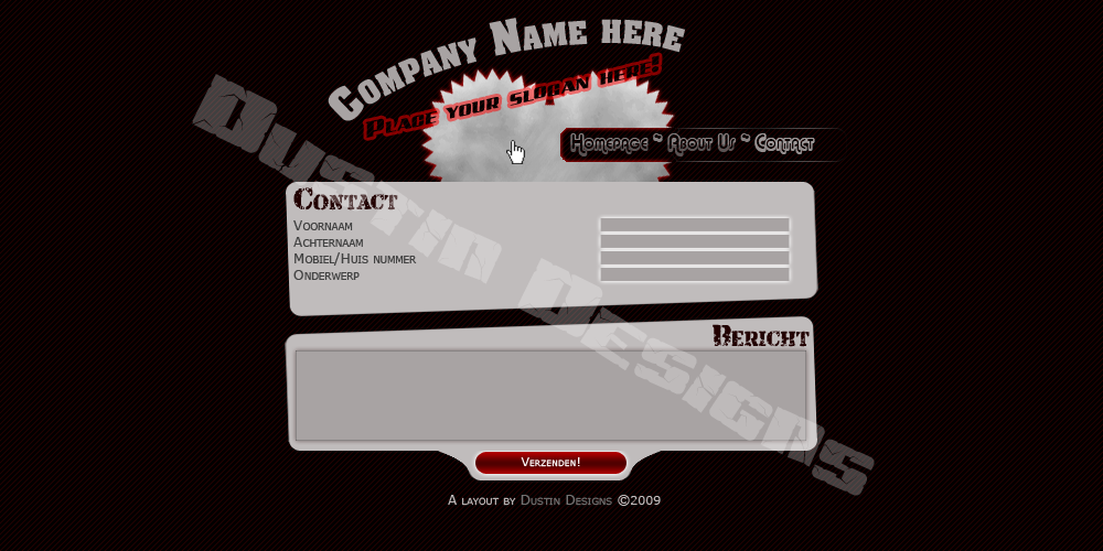 Speels maar toch zakelijke lay-out-design_one_screen3-png