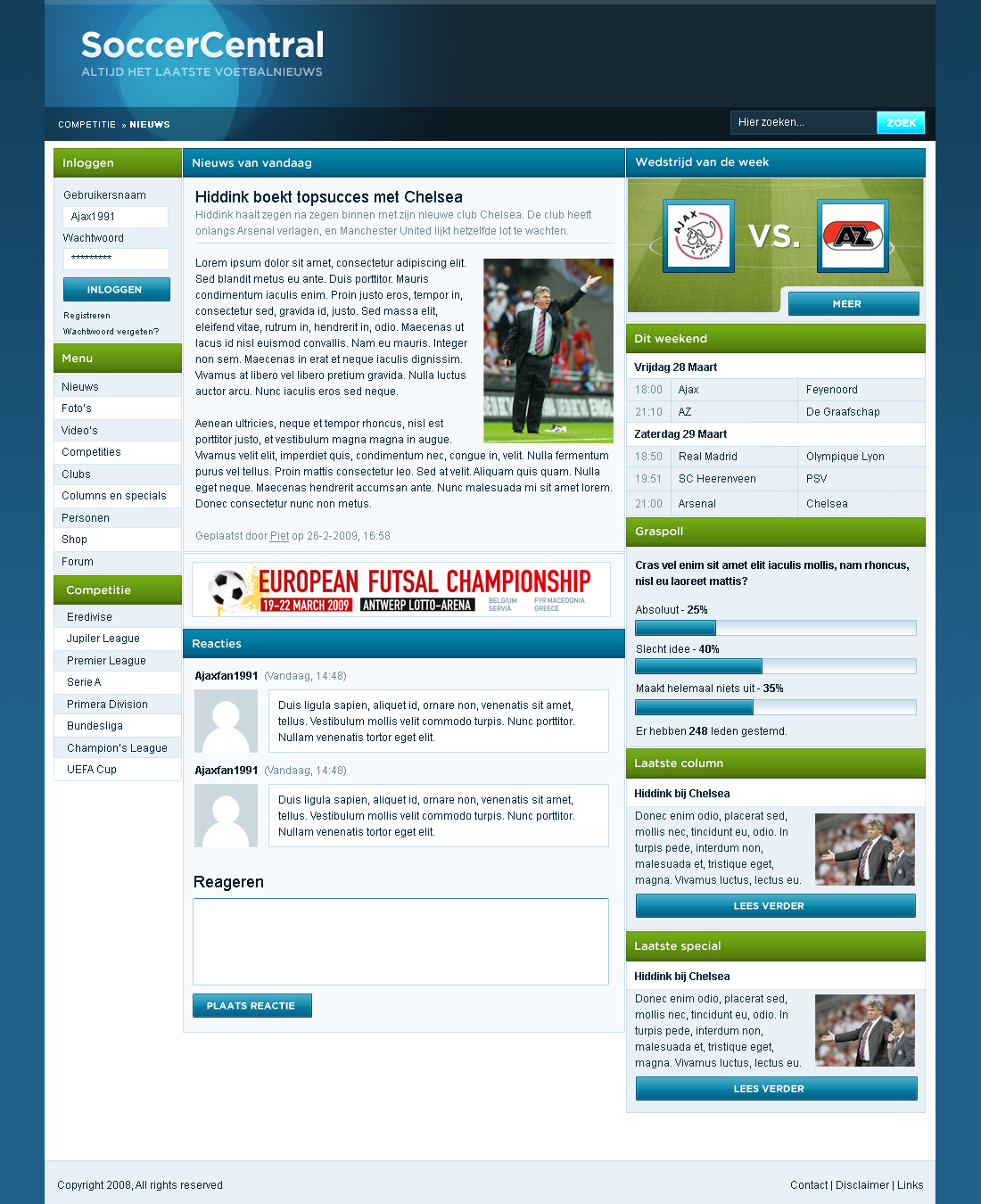 Voetbal layout incl. basing + domein-soccercentral-subpage-copy-jpg