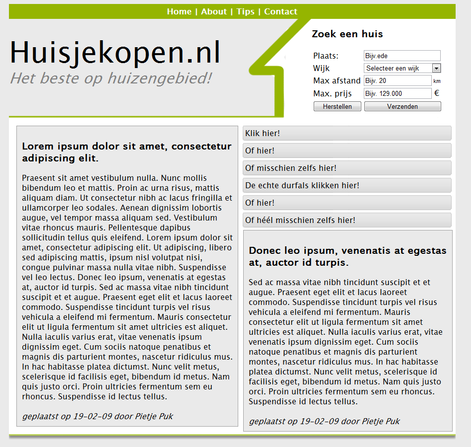 Zakelijke layout-voorbeeld-png