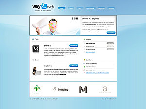 Frisse zakelijke layout-cleanbluebusiness-jpg