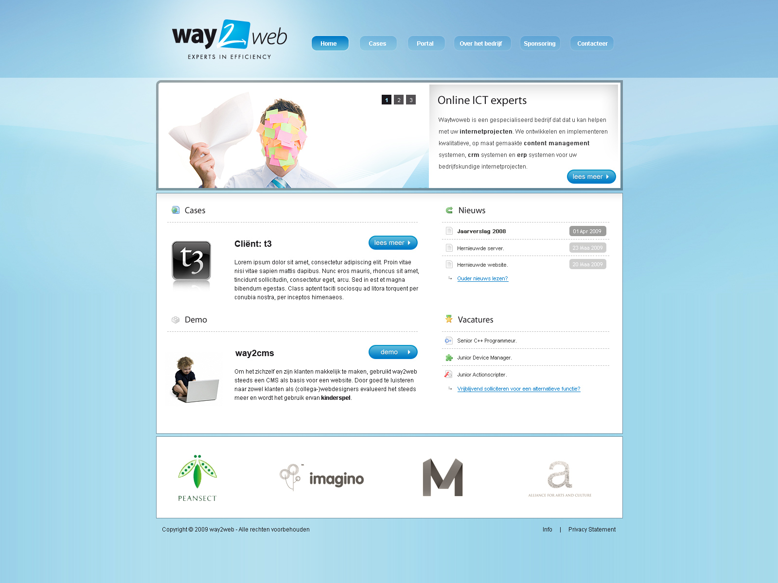 Frisse zakelijke layout-cleanbluebusiness-jpg
