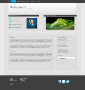 Zakelijke layout-portfolio-png