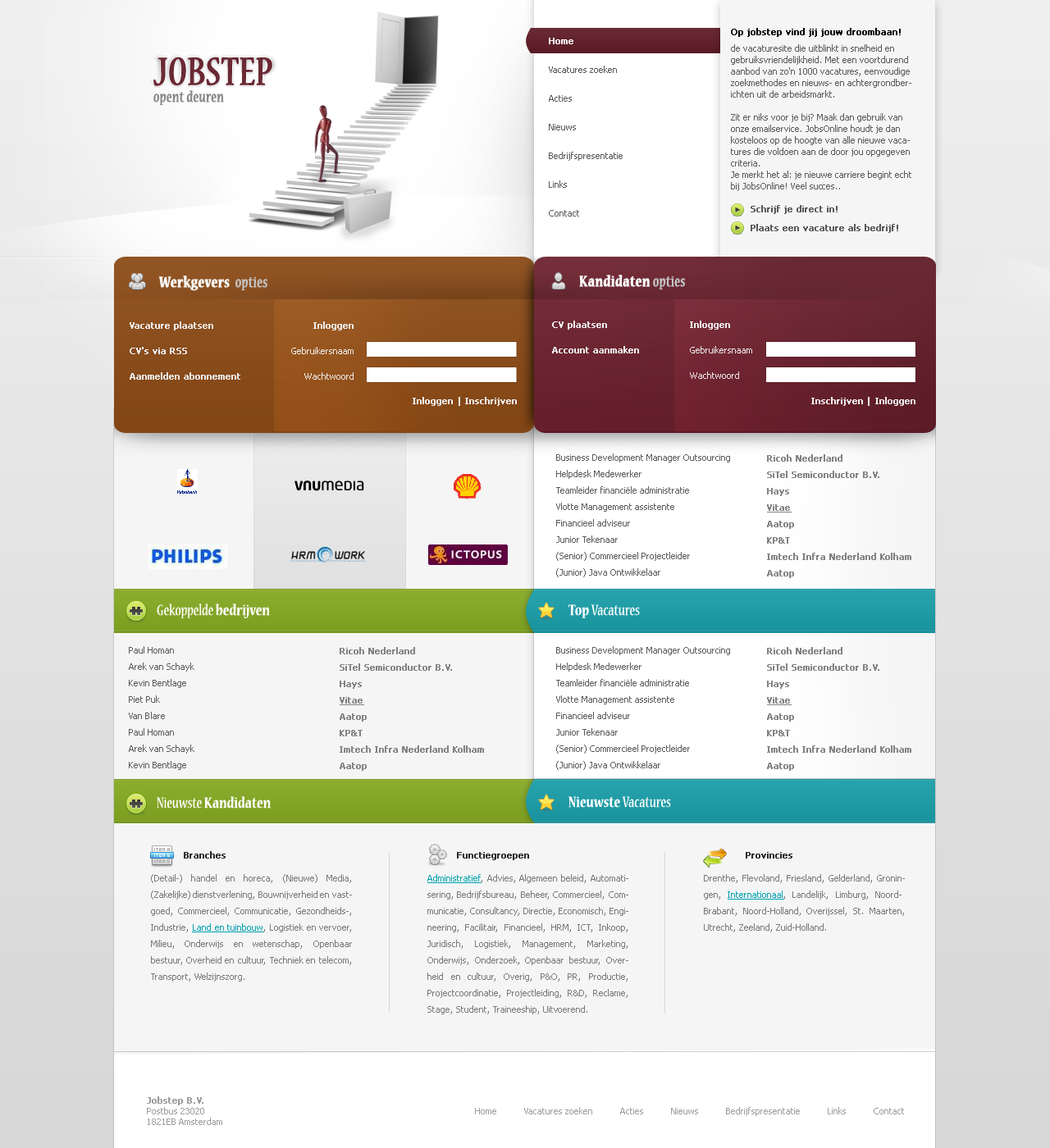 Unieke vacature website layout-jobstep9-png