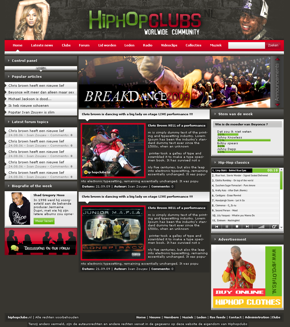 Hip-hop Layout-preview-png