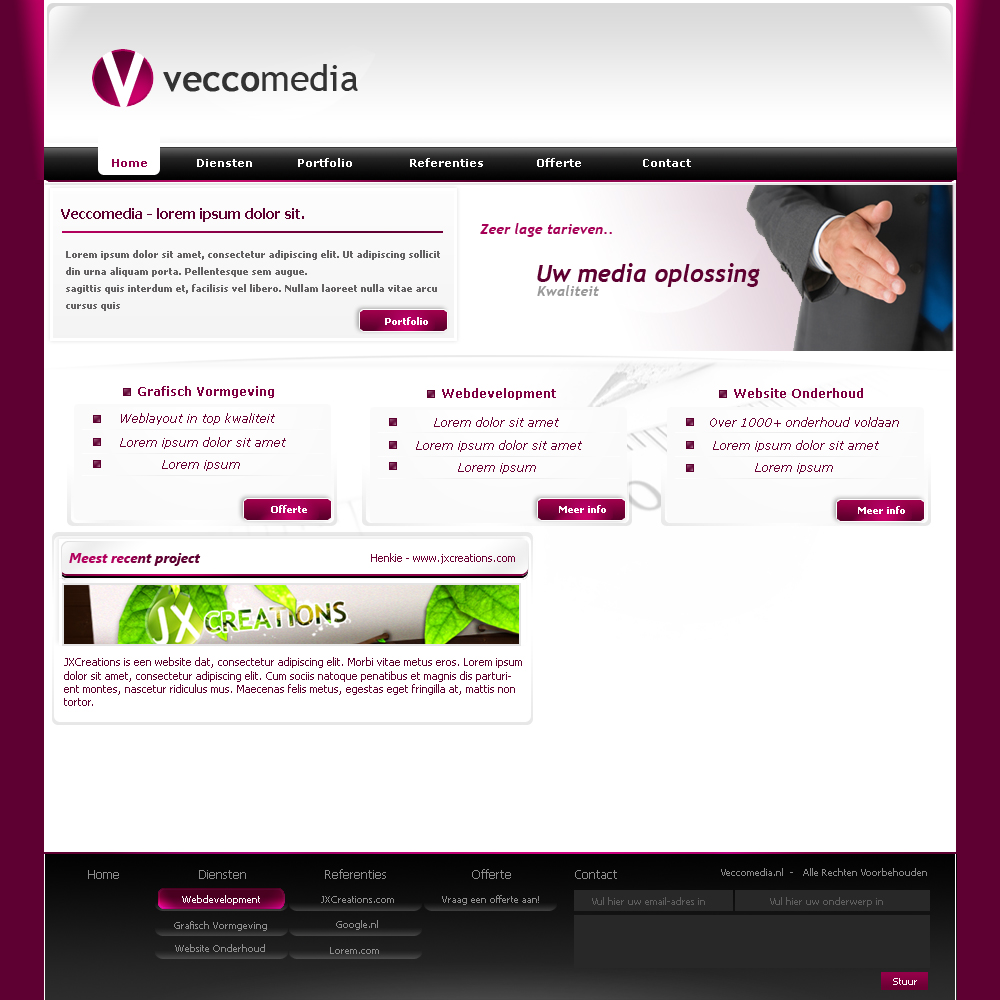 Bedrijfs website-layout-jpg