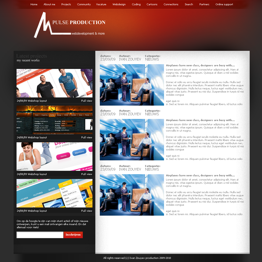 Professionele portfolio layout-preview-png