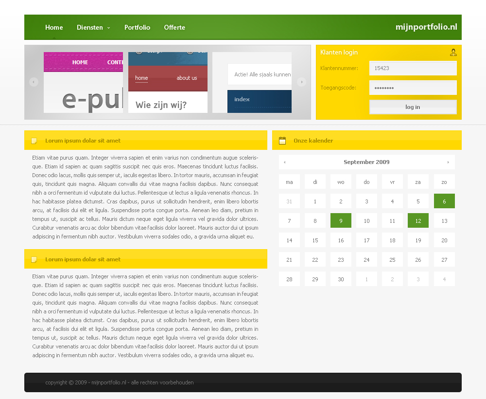 Goedkope doch mooie portfolio layout-preview-jpg