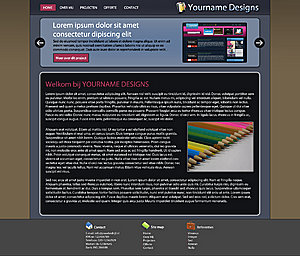 Nette portfolio layout-preview-jpg