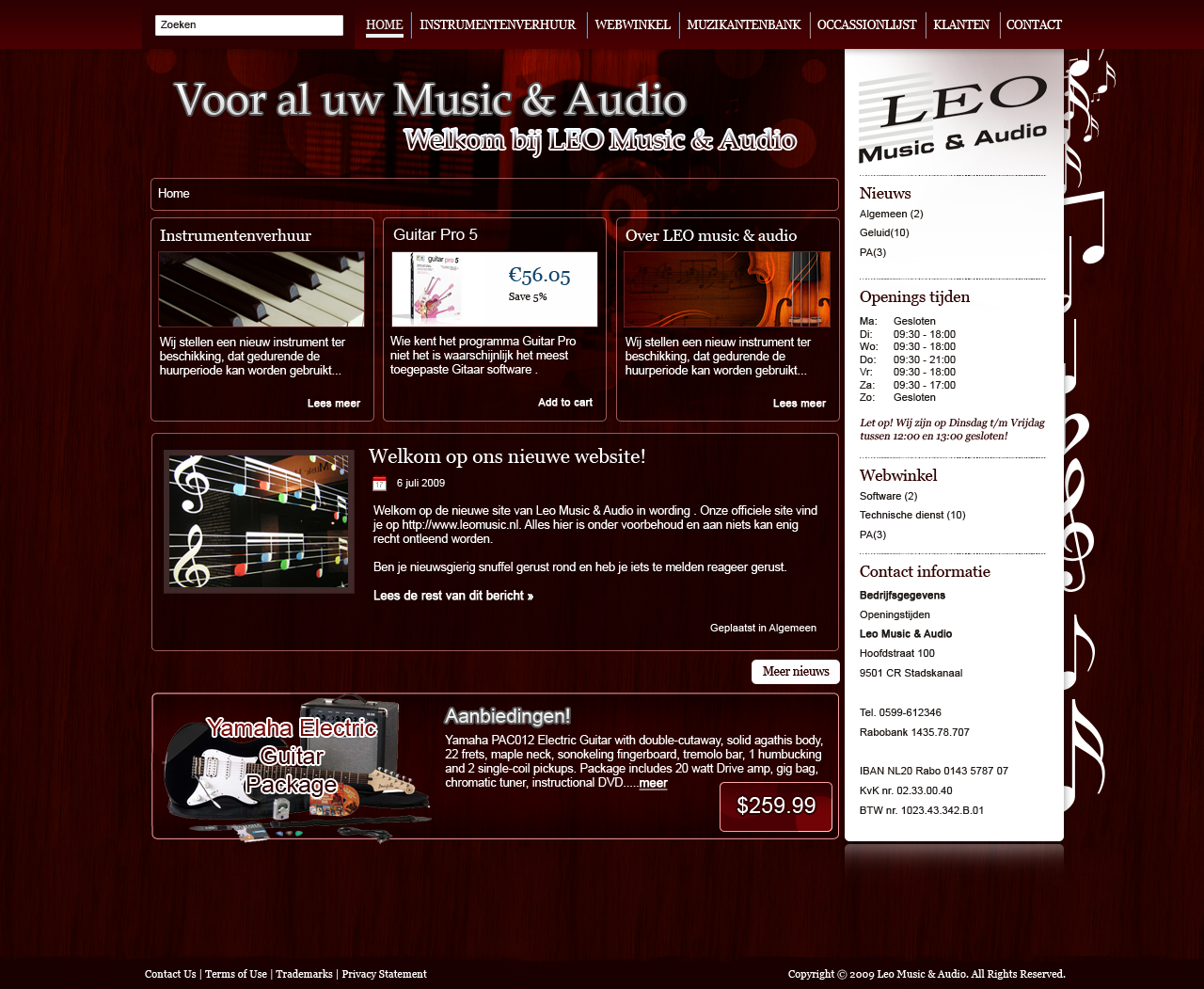 Muziek Webshop + 2 extra layouts-leomusic3-png