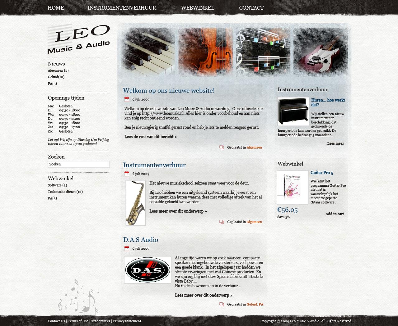 Muziek Webshop + 2 extra layouts-leomusic-jpg
