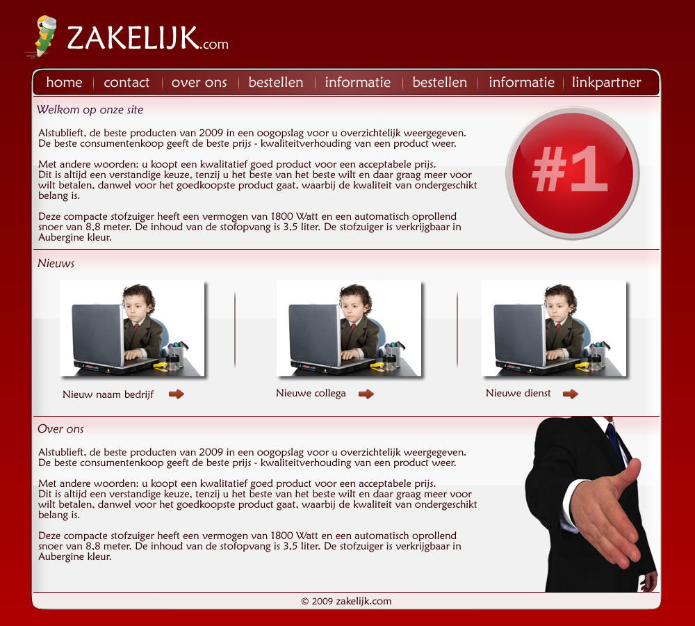 Zakelijk Design in 4 kleuren-startpagina-jpg