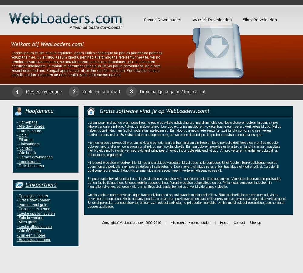 WebLoaders: Downloadsite layout of voor andere doeleinden.-webloaders-jpg