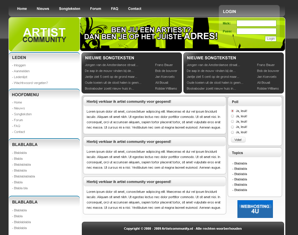 Community website (xhtml)-community-jpg