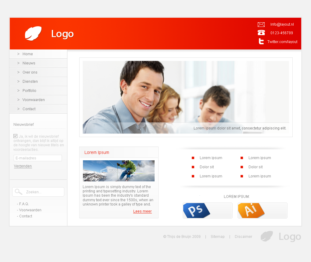 Strakke bedrijfslayout incl. subpagina's-layout-png