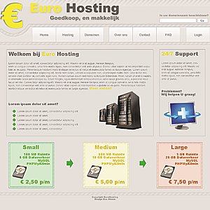 'Euro Hosting' Layout-preview-jpg