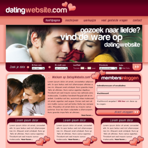Dating layout-psd-png