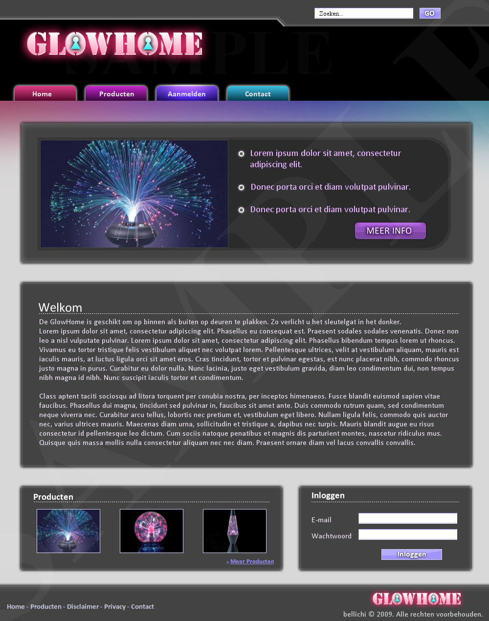 Webshop layout-glowhome-jpg