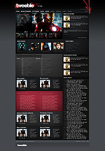 Entertainment layout (voor games/films/muziek etc sites)-tweeble-jpg