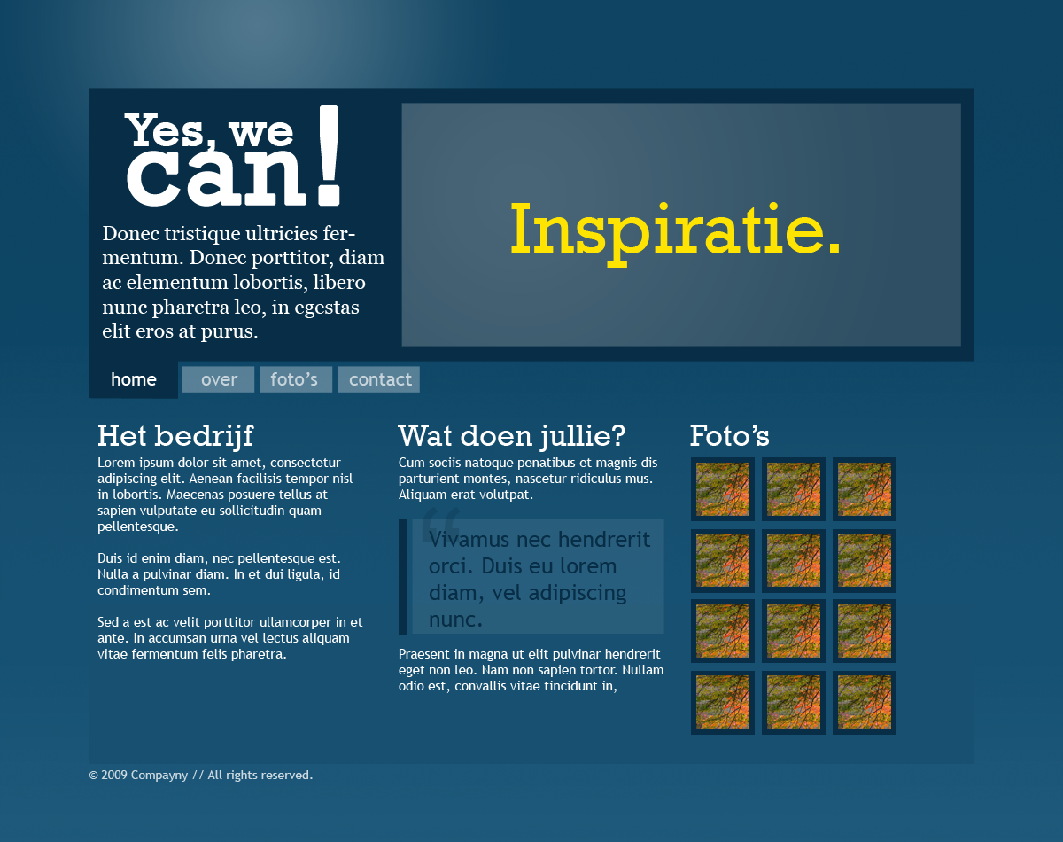 Multifunctionele, zakelijke lay-out-yeswecan-png