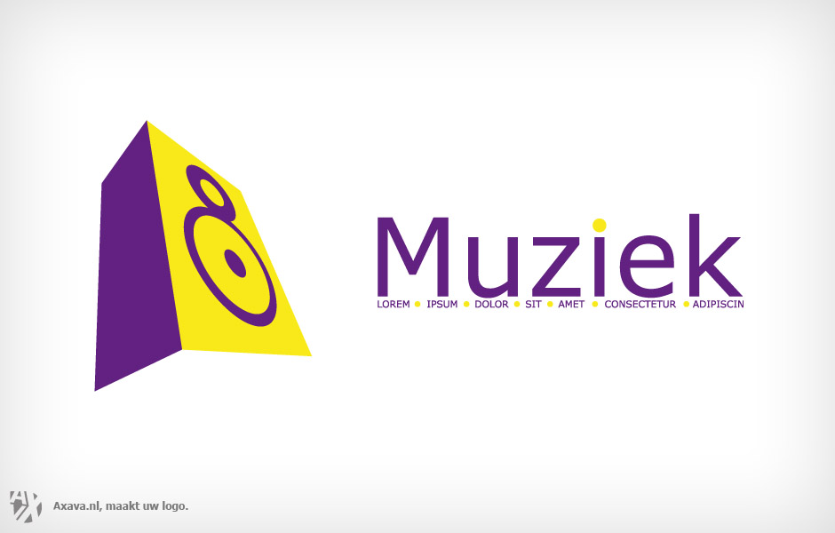 Strak muziek logo-muziekspeaker-jpg