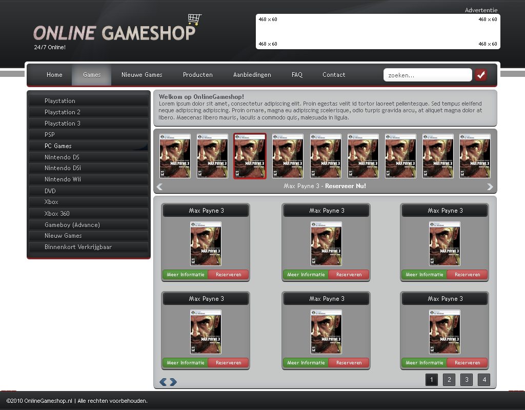 Gameshop Layout-onlinegameshop-blackred-png