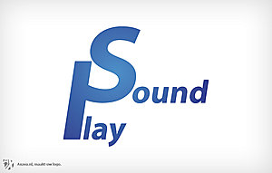 Speels logo met ligatuur-playsound-jpg