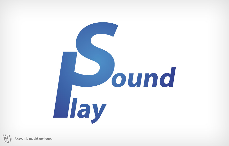 Speels logo met ligatuur-playsound-jpg