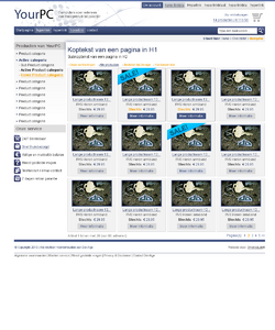 Zakelijke webshop layout-yourpc-png