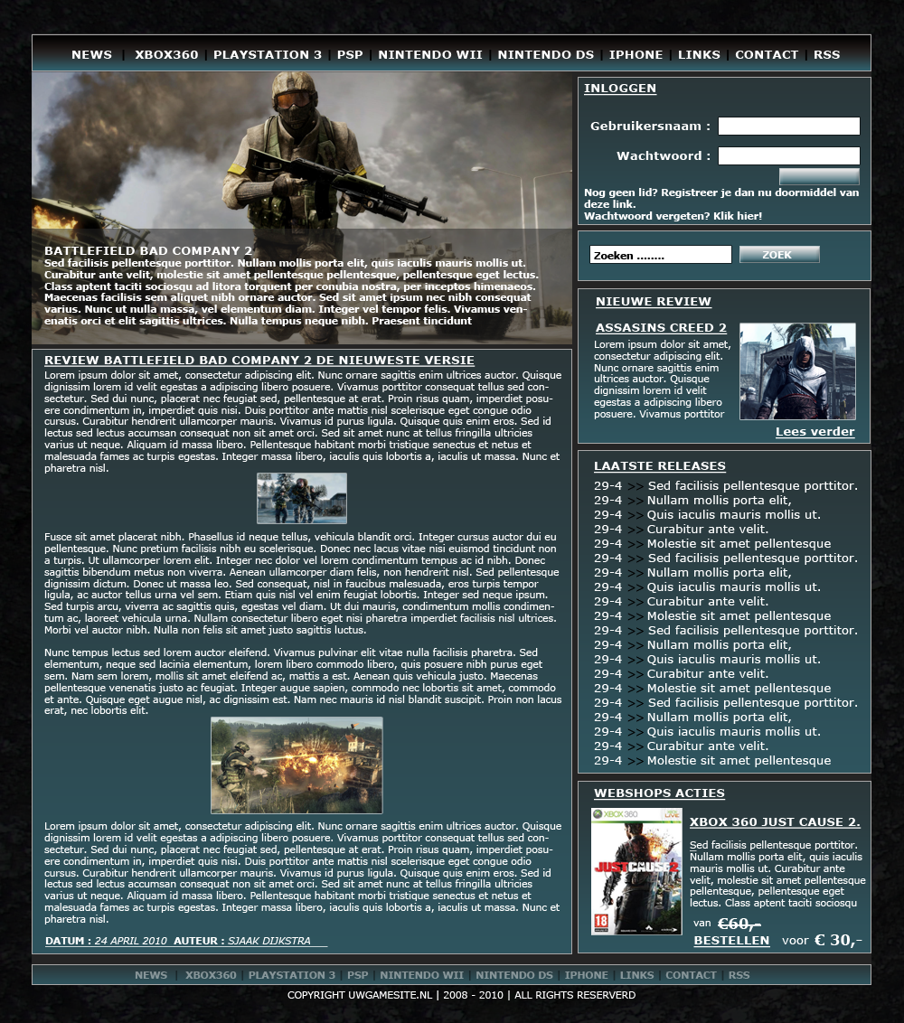 Design voor game website / webshop-gamesite2-png
