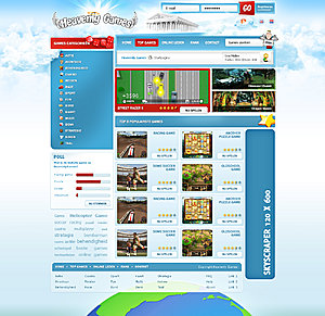Spellenwebsite met thema-heavenlygames2-jpg