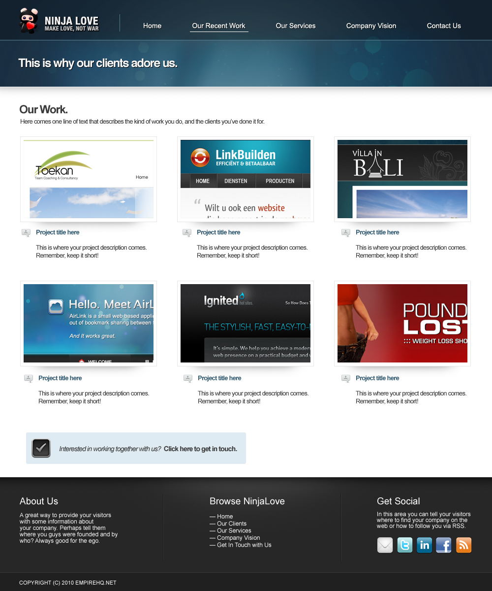 Sublieme Web 2.0 Layout + xhtml-02_portfolio-jpg