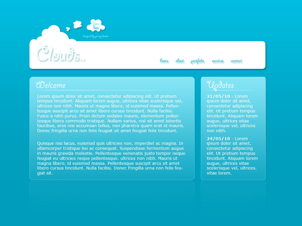 Clouds Portfolio Template-thumbclouds-jpg