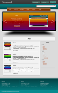 Mooie Schone Layout met Slideshow en Mouseover effecten-new-png