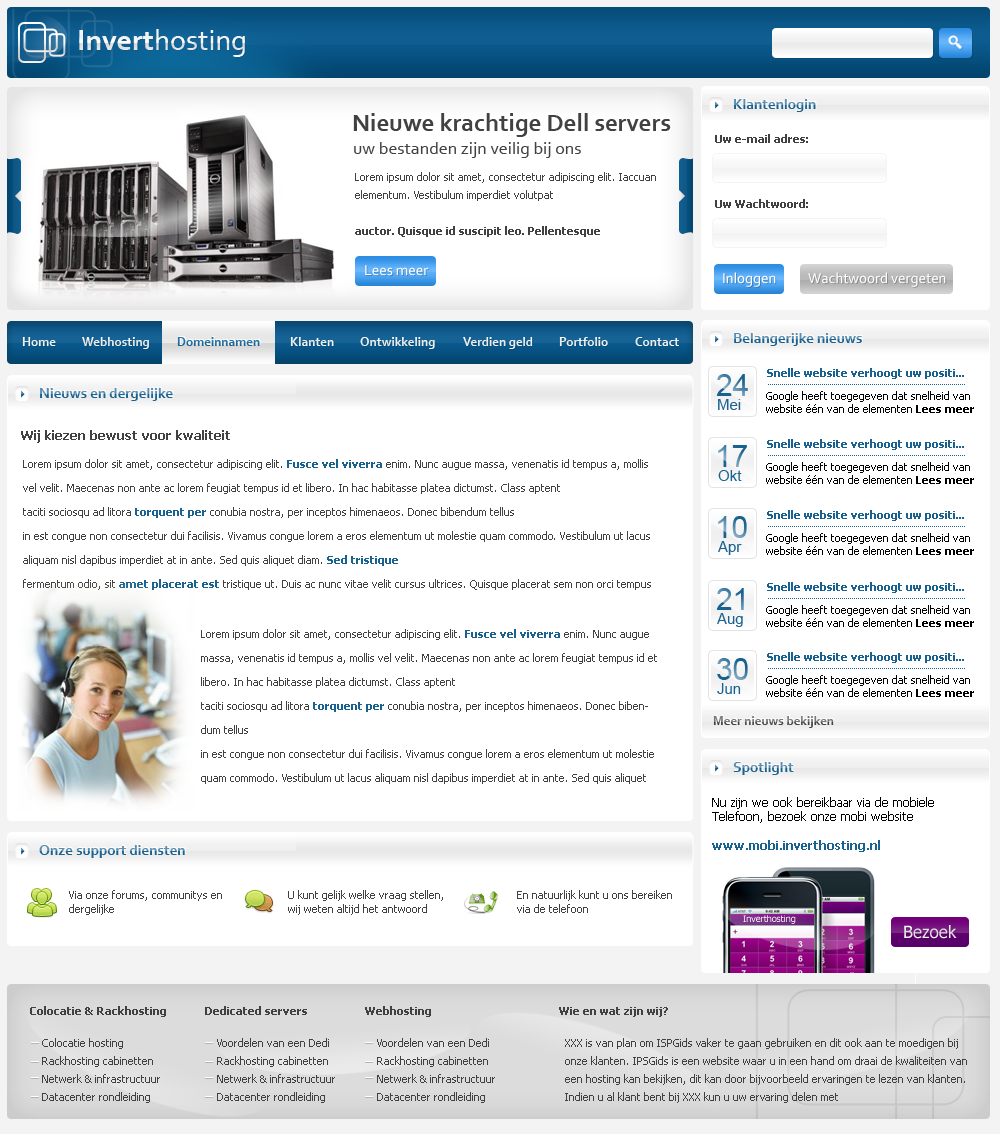 Hosting layout-paginagewoon-png