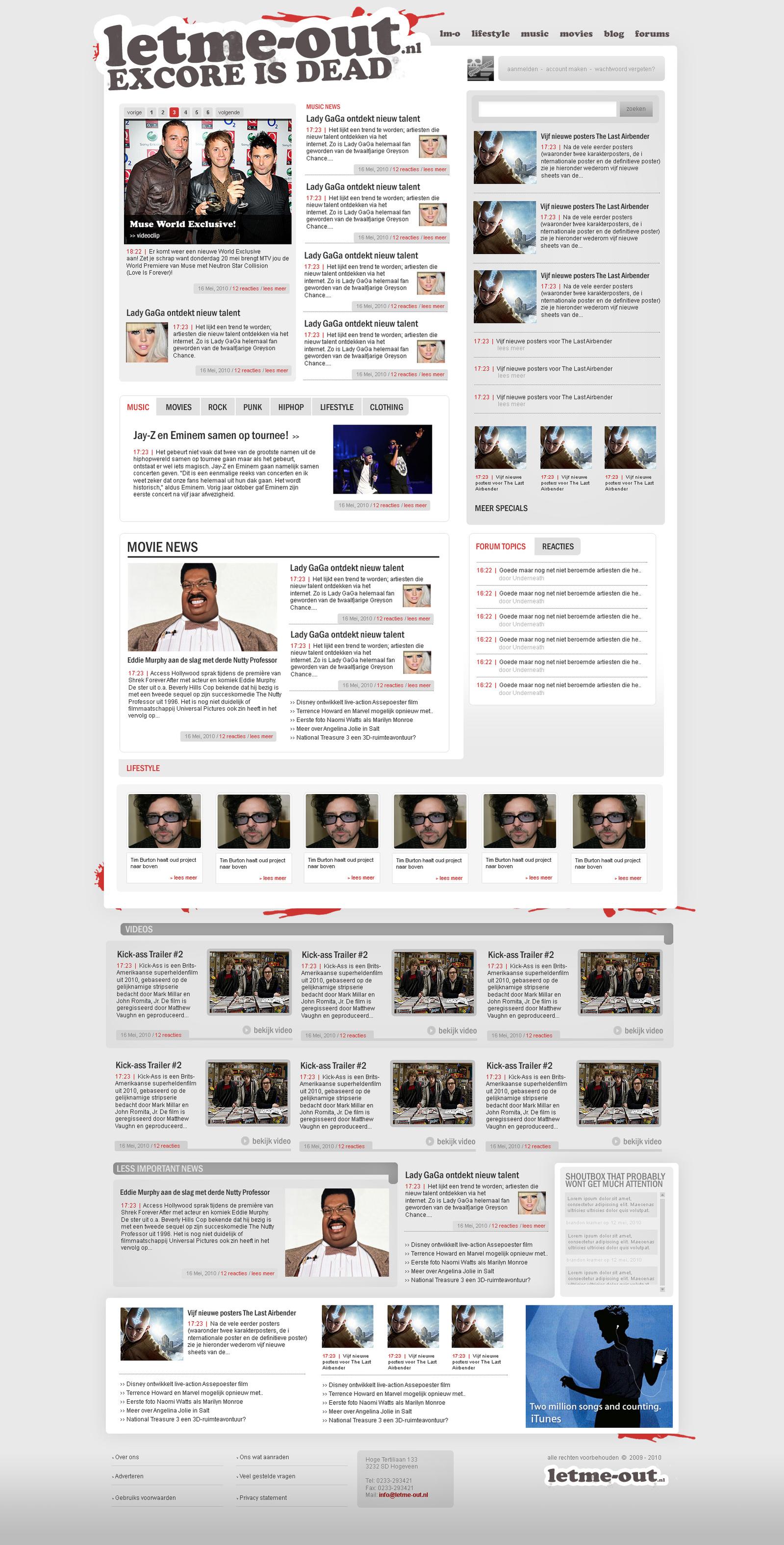 Entertainment / media layout-homepage-jpg
