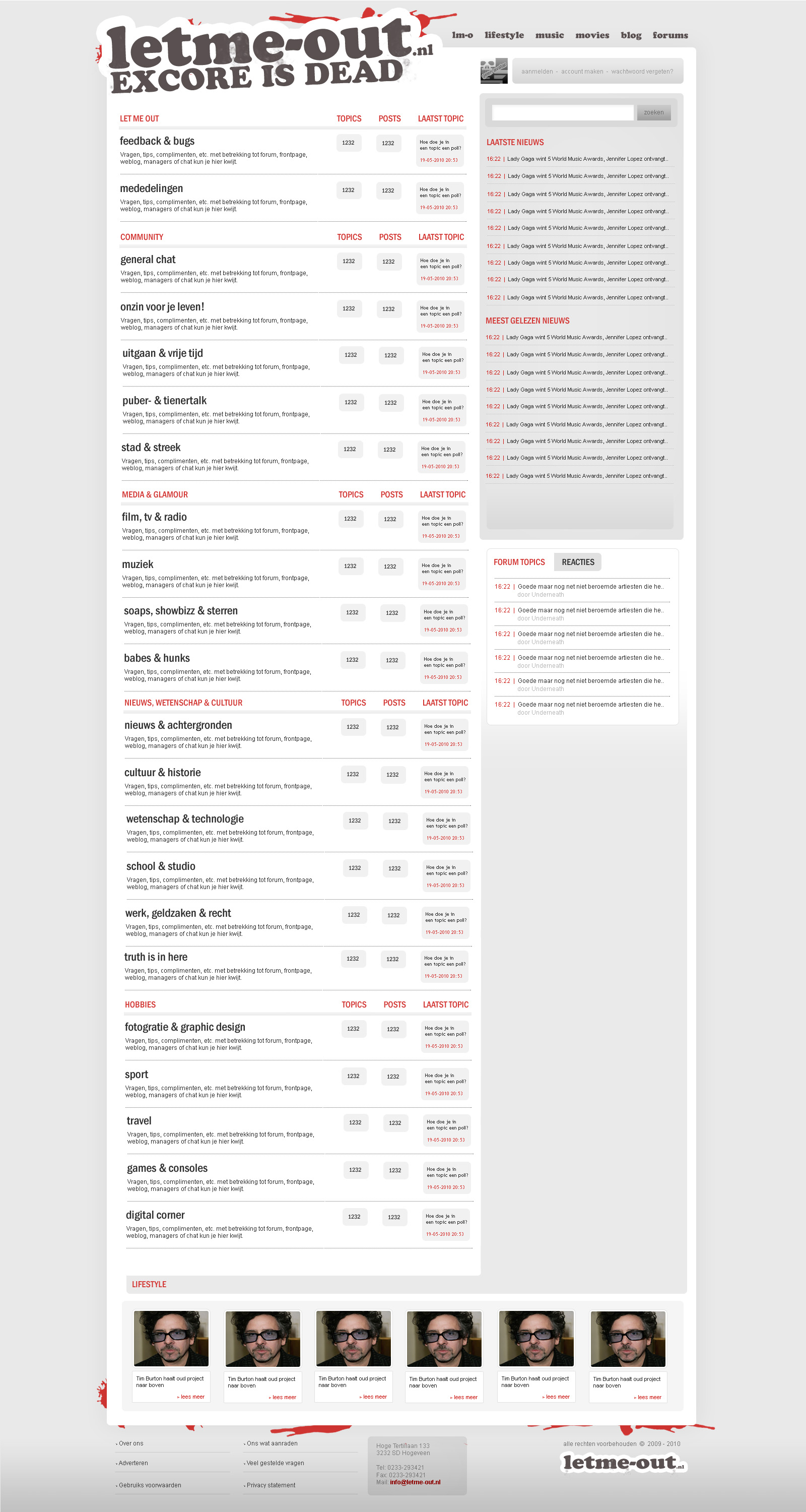 Entertainment / media layout-forums-jpg