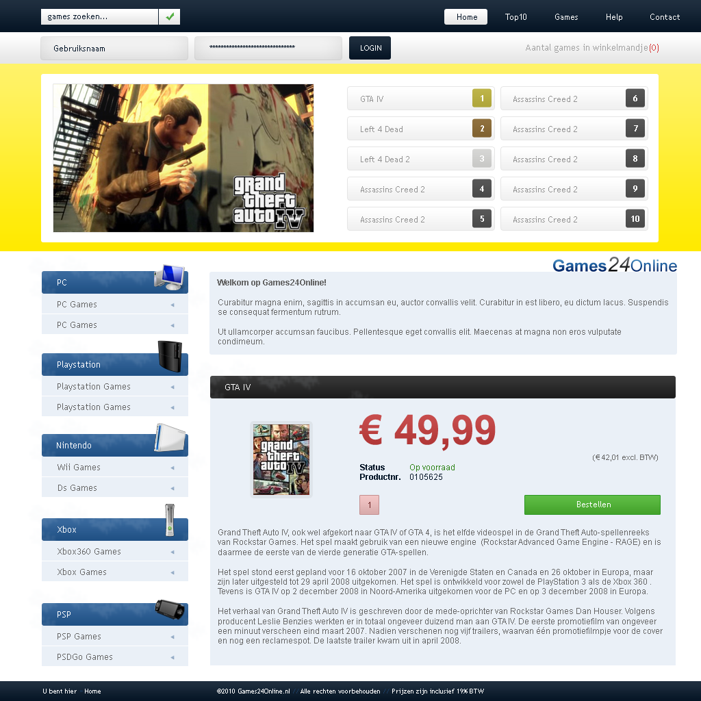 Mooi Gamewinkel layout-games24online_product-png